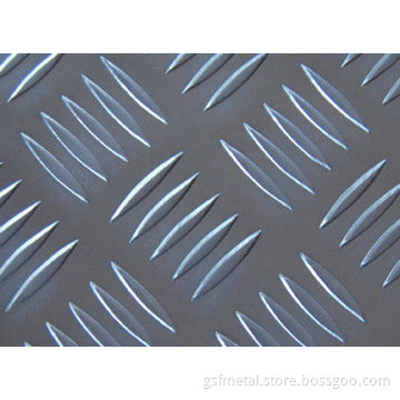 Anti-Skid 5052 Bright Finished 5 Bar Aluminum Tread Plate